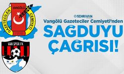 Vangölü Gazeteciler Cemiyeti’nden Vanspor-Elazığspor maçına ilişkin açıklama
