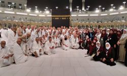Amasyalı hacı adayları Mekke’ye ulaştı
