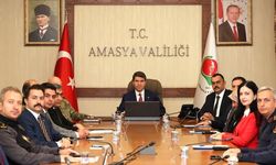 Amasya’da il güvenlik ve asayiş toplantısı gerçekleştirildi