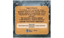 ABB'den zirai don mağduru üreticilere destek
