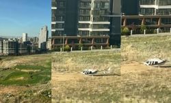Ankara’da mahalle arasına inen gizemli helikopter araştırılıyor!