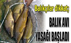 Kars'ta su ürünleri av yasağı başladı