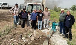 Çavdır'da sondaj sevinci: Tarlalara su ulaştı