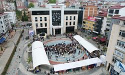 Bulancak'ta Cumhuriyet Meydanı, etkinlik merkezi oldu