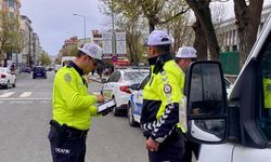 Kars trafik ekiplerinden güvenli taşımacılık için denetim