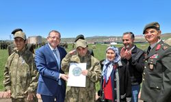 Kars Valisi Ziya Polat, özel bireylerle yemin töreninde buluştu