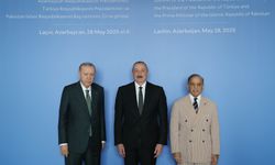 Cumhurbaşkanı Erdoğan, Aliyev ve Şahbaz Şerif ile Laçın’da bir araya geldi