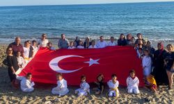 Alanya sahilde karate rüzgarı esti