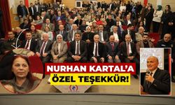 Çevre ve Şehircilik Düzce İl Müdürü Nurhan Kartal'a "özel" teşekkür