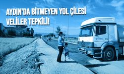 Aydın'da bitmeyen yol çilesi: Veliler tepkili!