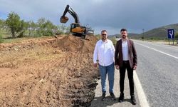 Isparta Fele Köyü bağlantı noktasında çalışmalar başladı
