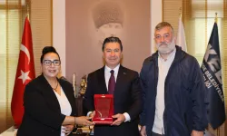 Serap Ülkü Özdemir'den Muğla Büyükşehir Belediye Başkanı Ahmet Aras'a ziyaret