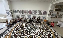 Elma ağacı mozaiği Amasya'da hayat buldu