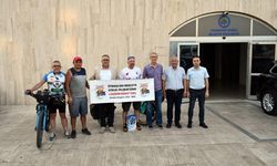 İnebolu’ya pedal çeviren bisikletçiler, Kdz. Ereğli Belediyesi’ni ziyaret etti