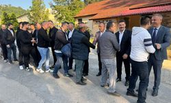 GMİS yönetimi, madenciyle bayramlaştı