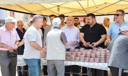 Merhum Başkan Zeyrek’in anısına lokma dağıtıldı