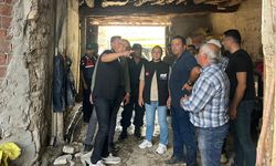 Vali Tülay Baydar Bilgihan'dan yangın bölgesine ziyaret