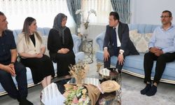Kaymakam Öztürk’ten görevindeki ilk ziyaret şehit ailesine
