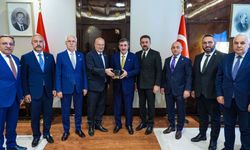 ATO'dan Cumhurbaşkanı Yardımcısı Yılmaz'a ziyaret