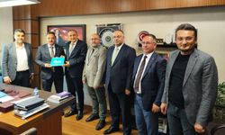 TİMBİR heyeti, Aydın Milletvekili Karakaş'ı ziyaret etti