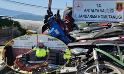 Finike'de motosiklet denetimi: 28 araç trafikten men edildi