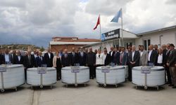 Çorum Mecitözü’nde üreticiye süt soğutma tankı ve ekipman desteği