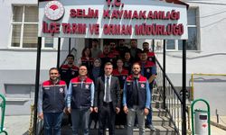 Selim Kaymakamı Mubin Demirkıran, veda ziyaretlerine başladı