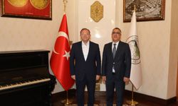Mülkiye Müfettişi Harun Yücel’den Kars Valisi Ziya Polat'a ziyaret