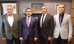 Sağlık-Sen heyetinden AK Parti Kars Milletvekili Adem Çalkın’a ziyaret