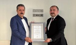 Bursa Vakıflar Bölge Müdürü Haluk Yıldız’dan Faruk Çelik’e ziyaret