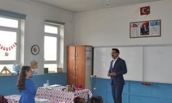 Kaymakam İsmail Demirtaş’tan Sulakbahçe Köyü İlkokuluna ziyaret
