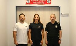Milli Güreşçi Buse Tosun Çavuşoğlu’ndan Yalova İl Emniyet Müdürü Ümit Bitirik’e ziyaret