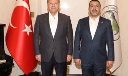 AK Parti Kars Milletvekili Adem Çalkın'dan Vali Ziya Polat’a ziyaret