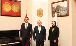Vali Ziya Polat, Atama Kararnamesi ile Kars’a atanan idarecileri makamında kabul etti