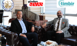 Sivas basınına değer katan ziyaret: Başkan Uzun, TİMBİR ve Gündem Sivas’ta