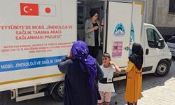 Eyyübiye Belediyesi Mobil Sağlık Tarama Aracı görevde