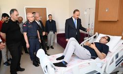 Vali Erin'den Başkan Özata’ya hastane ziyareti