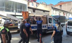 Ordu belediyesi kaldırım işgaline son veriyor