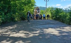 Ünye-Kumru bağlantı yolunda beton sevinci