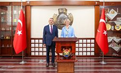 Almanya Büyükelçisi Sorg, Vali Baydaş ile bir araya geldi