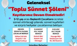 Geleneksel "Toplu Sünnet Şöleni” için kayıtlar devam ediyor
