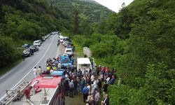 Araklı’da feci kaza: Araç dereye uçtu, 2 kişi hayatını kaybetti