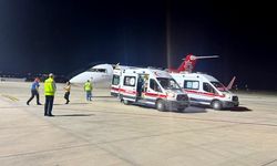 Gece yarısı ambulans uçakla hayat kurtaran müdahale