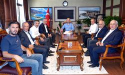 FTSO yönetimi, Kaymakam Akkaya'yı ziyaret etti