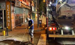 Kırıkkale’de gece sessizliğinde yoğun mesai