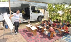 Amasya'da mevsimlik işçilerin çocuklarına "Çadır Yaz Kur’an Kursu"