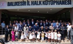 Üreten kütüphane Balıkesir'de açıldı