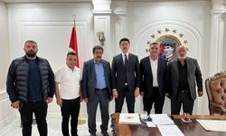 Kars ESOB Başkanlarından Digor Kaymakamı Ahmed Tayyib Kahraman’a hayırlı olsun ziyareti
