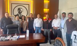 Kars Veteriner Hekimleri Odası Başkanı Ercan Ödül Iğdır İlinde ziyaretlerde bulundu
