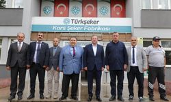 Vali Ziya Polat Kars şeker fabrikasını ziyaret etti
